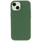 Mobiparts iPhone 15 Siliconen Hoesje Backcover - Forest Green