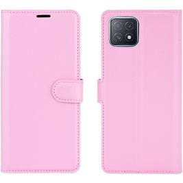 Mobigear Classic OPPO A73 5G Hoesje Bookcase Portemonnee - Roze