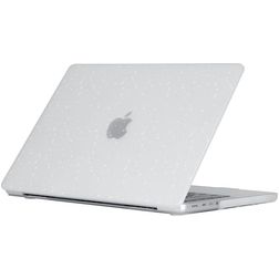 Mobigear Sparkle MacBook Pro 14 Inch (2021-2026) Hoes Hardshell Laptopcover MacBook Case - Transparant - Model A2442 / A2779 / A2918 / A2992 / A3401 / A3112 / A3434 / A3427 / A3426
