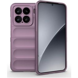 Mobigear Bumpy Xiaomi 15 Hoesje Flexibel TPU Backcover - Paars
