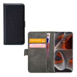 Mobilize Classic Gelly Wallet Motorola Edge 50 Pro Hoesje Bookcase Portemonnee - Zwart