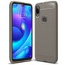 Mobigear Brushed Slim Xiaomi Mi Play Hoesje Flexibel TPU Backcover - Grijs