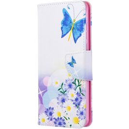 Mobigear Design Huawei P40 Hoesje Bookcase Portemonnee - Bloemen