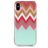 Mobigear Design iPhone XS Max Hoesje Flexibel TPU Backcover - Tribal Stripe