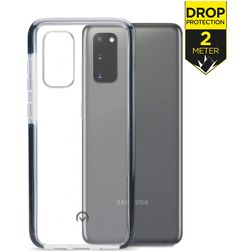 Mobilize Shatterproof Samsung Galaxy S20 Hoesje Hardcase Backcover Shockproof - Transparant / Zwart