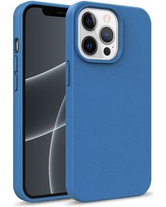Mobigear Bio iPhone 13 Mini Hoesje Eco Friendly Backcover - Blauw