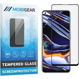 Mobigear Premium Realme 7 Pro Glazen Screenprotector - Case Friendly - Zwart