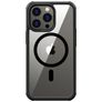 Valenta Full Cover iPhone 14 MagSafe Hoesje Gehard Glas Backcover Shockproof - Transparant / Zwart