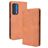 Mobigear Sensation Motorola Edge (2021) Hoesje Bookcase Portemonnee - Cognac