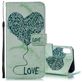 Mobigear Marble iPhone XS Max Hoesje Bookcase Portemonnee - Groen