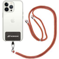 Mobigear Nylon Lanyard Universeel Telefoonkoord Verstelbaar - Rood / Groen