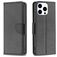 Mobigear Excellent iPhone 16 Pro Max Hoesje Bookcase Portemonnee - Zwart