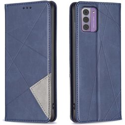 Mobigear Rhombus Slim Nokia G42 Hoesje Bookcase - Blauw