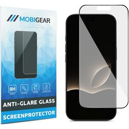 Mobigear Premium iPhone Air Glazen Screenprotector Anti-Glare - Case Friendly - Zwart