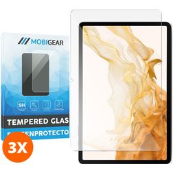 Mobigear Samsung Galaxy Tab S9 Plus Glazen Screenprotector - Case Friendly (3-Pack)