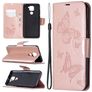 Mobigear Butterfly Xiaomi Redmi Note 9 Hoesje Bookcase Portemonnee - Roségoud