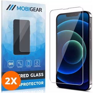Mobigear iPhone 13 Pro Glazen Screenprotector - Case Friendly (2-Pack)