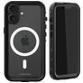 Mobilize Waterproof iPhone 16 Waterdicht MagSafe Hoesje Hardcase Backcover - Zwart