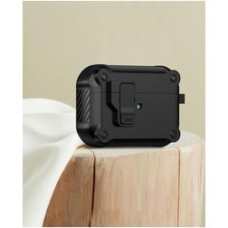 Mobigear Armor Clip Apple AirPods Pro 3 Hoesje - Zwart