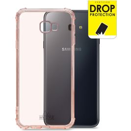 My Style Protective Flex Samsung Galaxy J4 Plus Hoesje Flexibel TPU Backcover Shockproof - Soft Pink