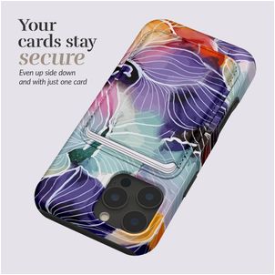 MIO Pasjeshouder - 3 Pasjes - MagSafe Compatible - Flowers