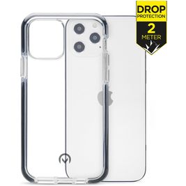 Mobilize Shatterproof iPhone 12 Pro Max Hoesje Hardcase Backcover Shockproof - Transparant / Zwart