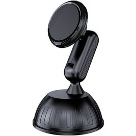 Mobigear Telefoonhouder Auto Zuignap / Dashboard Magnetisch Universeel - Zwart