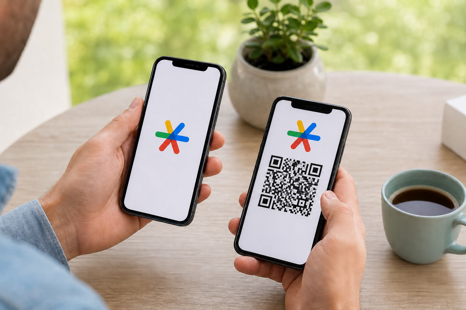 Google Authenticator app overzetten