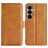 Mobigear Slim Magnet Samsung Galaxy S26 Hoesje Bookcase Portemonnee - Cognac