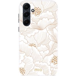MIO Samsung Galaxy A55 MagSafe Hoesje Hardcase Backcover - White Roses