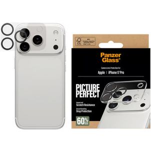 PanzerGlass Picture Perfect iPhone 17 Pro Glazen Camera Lens Protector - Case Friendly