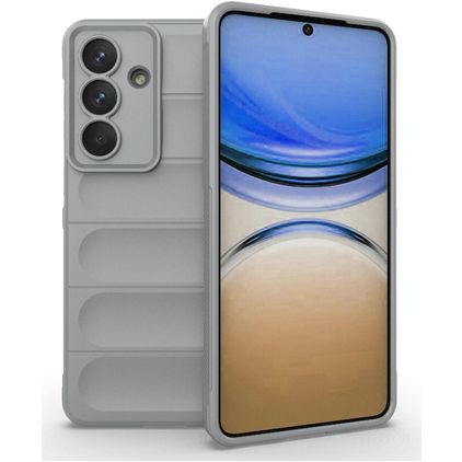 Mobigear Bumpy Samsung Galaxy S26 Plus Hoesje Flexibel TPU Backcover - Grijs