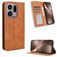 Mobigear Sensation OPPO Find X9 Hoesje Bookcase Portemonnee - Bruin