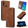 Mobigear Retro Slim Huawei P Smart Plus (2019) Hoesje Bookcase - Bruin