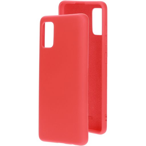 Mobiparts Samsung Galaxy A41 Siliconen Hoesje Backcover - Scarlet Red