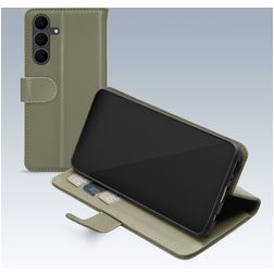 Mobilize Premium Gelly Samsung Galaxy S25 FE Hoesje Bookcase Portemonnee - Groen
