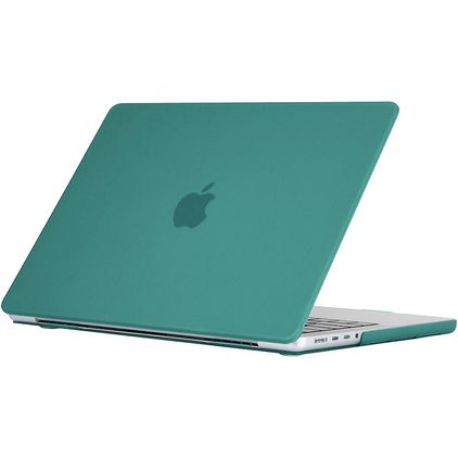 Mobigear Matte MacBook Pro 14 Inch (2021-2026) Hoes Hardshell Laptopcover MacBook Case - Donkergroen - Model A2442 / A2779 / A2918 / A2992 / A3401 / A3112 / A3434 / A3427 / A3426
