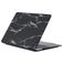 Mobigear Marble MacBook Air 13 Inch (2018-2020) Hoes Hardshell Laptopcover MacBook Case - Zwart - Model A1932 / A2179 / A2337