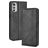 Mobigear Sensation Motorola Moto E32s Hoesje Bookcase Portemonnee - Zwart