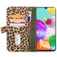Mobilize Gelly Zipper Samsung Galaxy A41 Hoesje Uitneembare 2in1 Clutch - Leopard