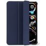 Decoded Textured Slim iPad Pro 11 Inch (2024) Hoes Flexibel Siliconen Bookcase - Navy Peony