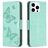 Mobigear Butterfly iPhone 15 Pro Hoesje Bookcase Portemonnee - Groen