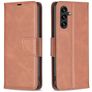 Mobigear Excellent Samsung Galaxy A35 Hoesje Bookcase Portemonnee - Bruin