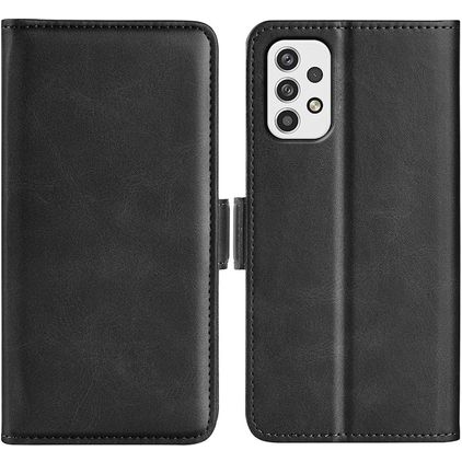 Mobigear Slim Magnet Samsung Galaxy A23 Hoesje Bookcase Portemonnee - Zwart