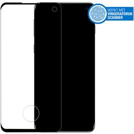 Mobilize Premium Samsung Galaxy S10 Glazen Screenprotector - Case Friendly - Zwart
