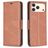 Mobigear Excellent iPhone 17 Pro Max Hoesje Bookcase Portemonnee - Bruin