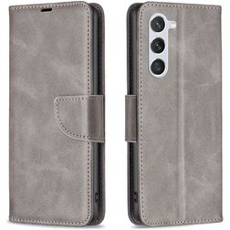 Mobigear Excellent Samsung Galaxy S25 Hoesje Bookcase Portemonnee - Grijs