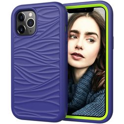 Mobigear Wave iPhone 12 Pro Max Hoesje Hardcase Backcover Shockproof - Donkerblauw