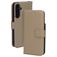Mobiparts Samsung Galaxy A55 Hoesje Echt Leer Bookcase Portemonnee - Taupe