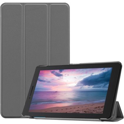 Mobigear Tri-Fold Lenovo Tab E8 Hoes Bookcase - Grijs